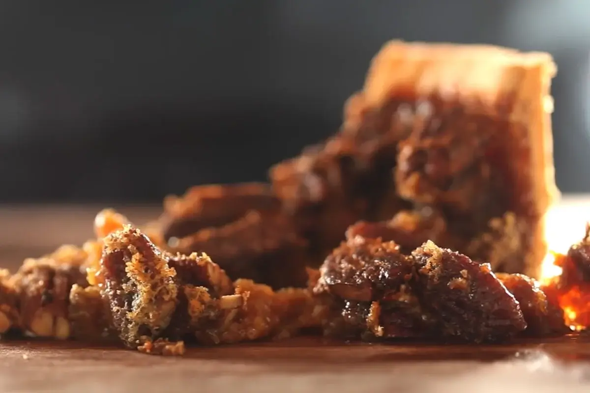 What happens if you overcook pecan pie?